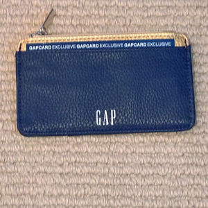 New Gap Coin Purse / Card Case with Zipper